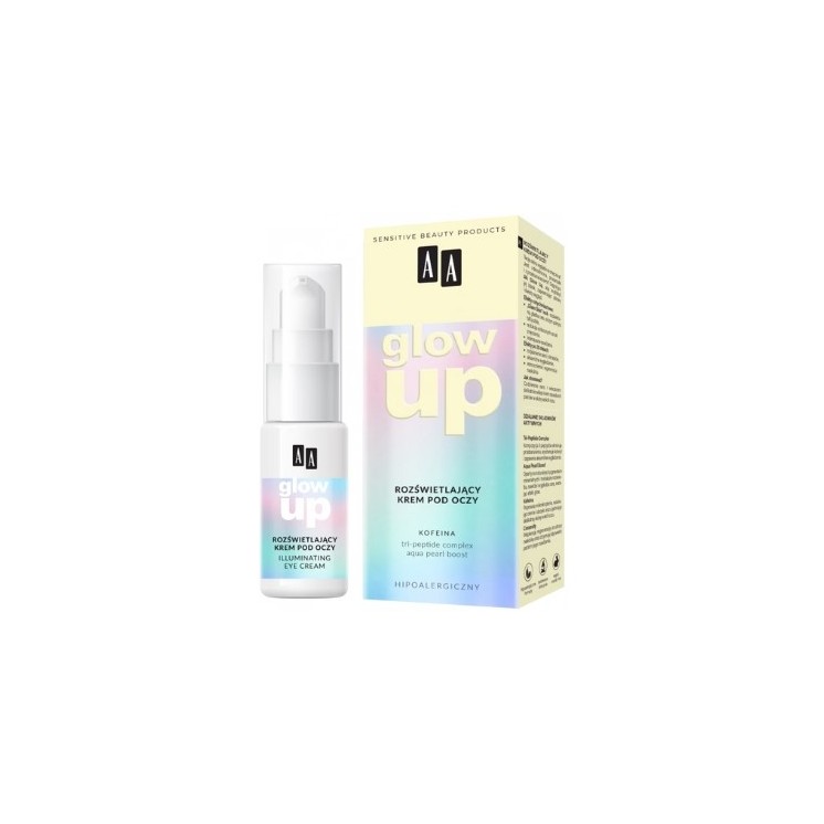 AA Glow Up Rozświetlający Krem pod oczy z kofeiną 15 ml