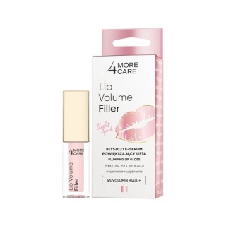 More 4 Care Lip Volume Filler Błyszczyk - serum powiększający usta Light Pink 4,8 g