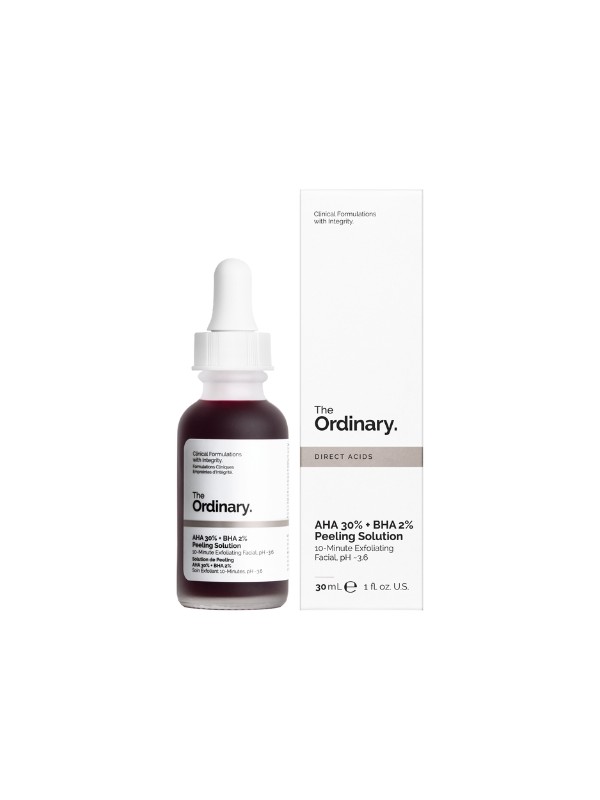 The Ordinary Peeling do twarzy z kwasami AHA 30% + BHA 2% 30 ml 