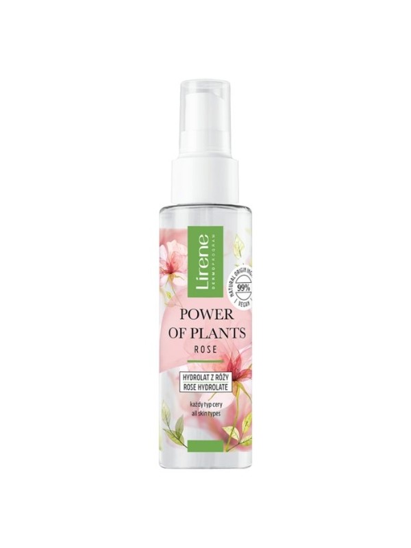 Lirene Power of Plants Hydrolat do twarzy Róża 100 ml