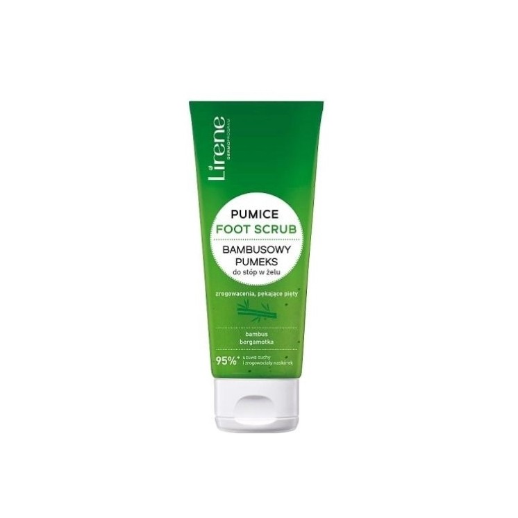 Lirene Pumice Foot Scrub bambusowy Pumeks do stóp w żelu 120 g