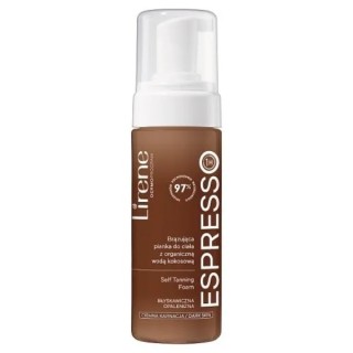 Lirene Self Tanning Foam brązująca Pianka do ciała z organiczną wodą kokosową Espresso 150 ml