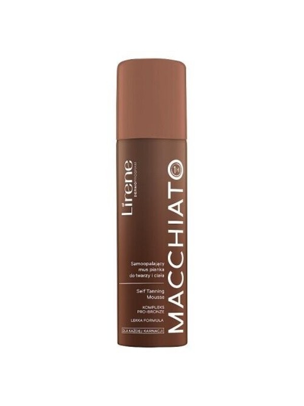 Lirene Self Tanning Mousse samoopalający Mus-pianka do twarzy i ciała Macchiato 150 ml