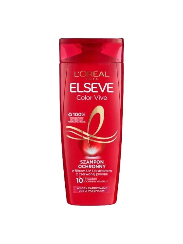 L'oreal Elseve Color Vive ochronny Szampon do włosów farbowanych i z pasemkami 400 ml