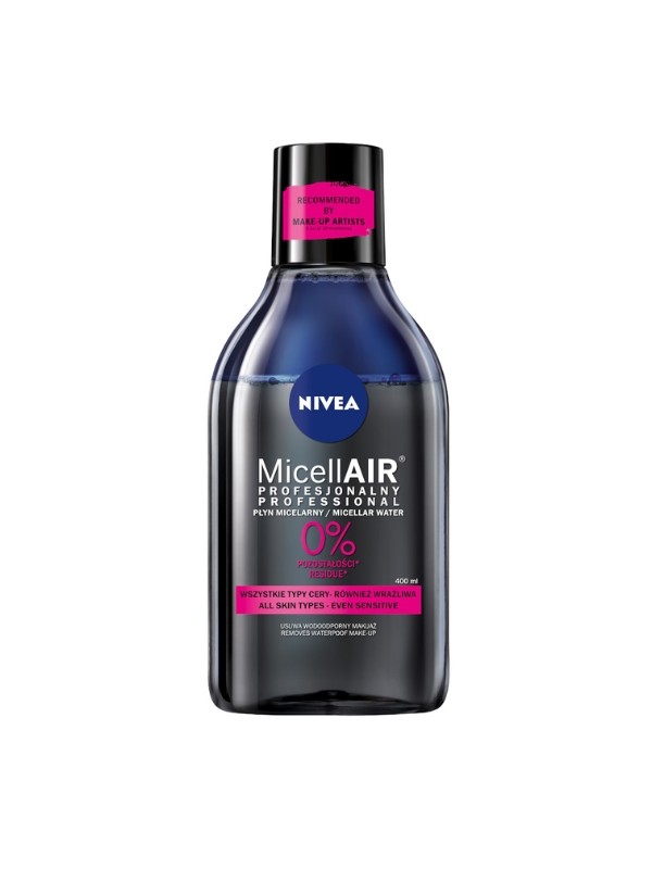 Nivea MicellAir Skin Breathe profesjonaly Płyn micelarny- makijaż wodoodporny 400 ml