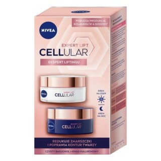 Nivea Zestaw prezentowy Cellular Expert Lift przeciwstarzeniowy Krem do twarzy na dzień SP30 50ML+ Krem do twarzy na noc 50 ml