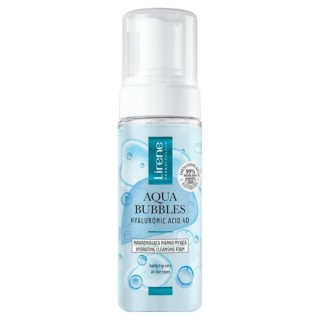 Lirene Aqua Bubbles Hyaluronic Acid 4D hydrating facial cleansing foam for all skin types 150 ml