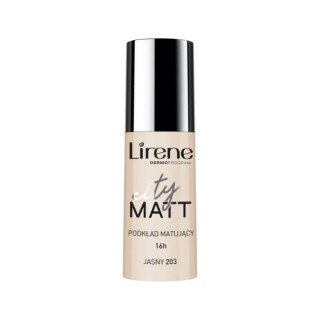 Lirene City Matt matująco-wygładzający Fluid do twarzy /203/ Jasny 30 ml