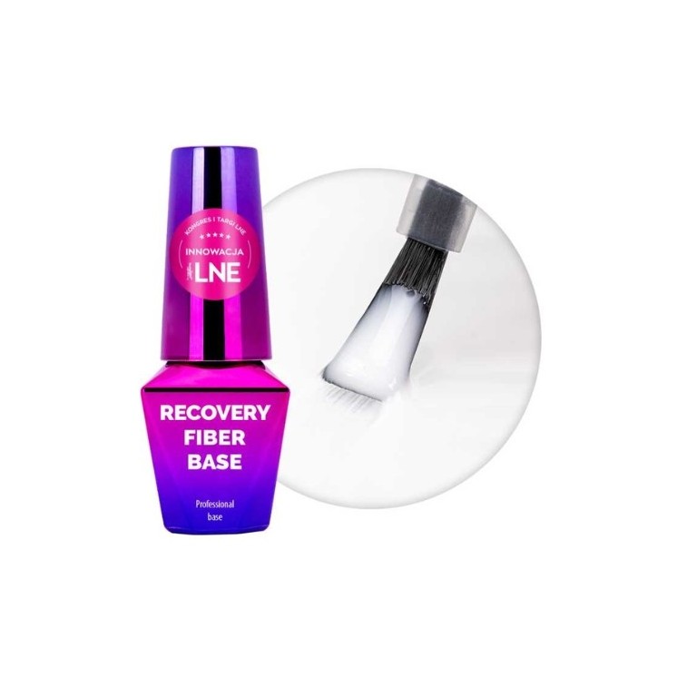 MollyLac Recovery Fiber Base Baza hybrydowa Natural White 10 g
