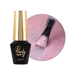 MollyLac Pearly Base budująca Baza do paznokci Orchid 10 g