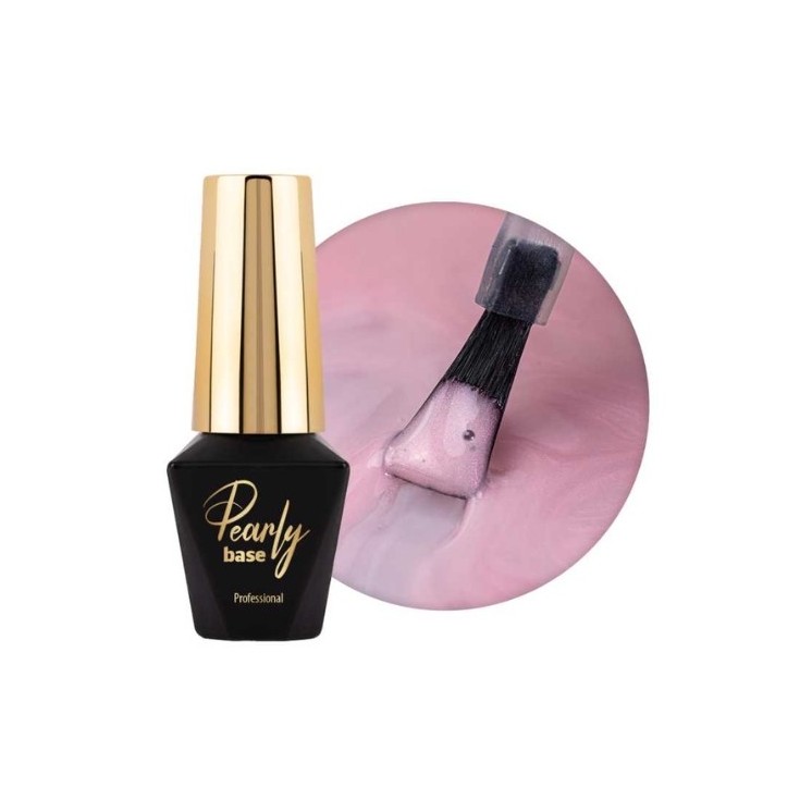MollyLac Pearly Base building Orchid nail base 10 g