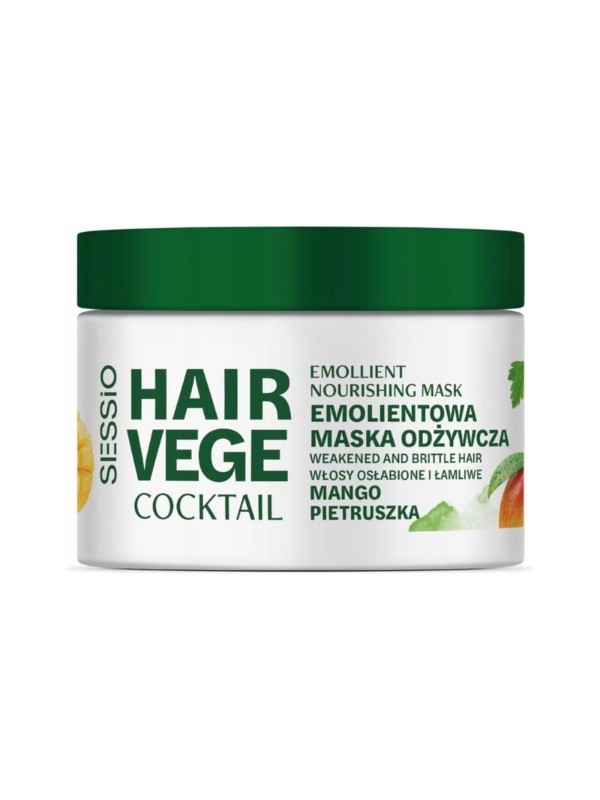 Sessio Hair Vege Cocktail emollient nourishing hair mask Mango and Parsley 250 g