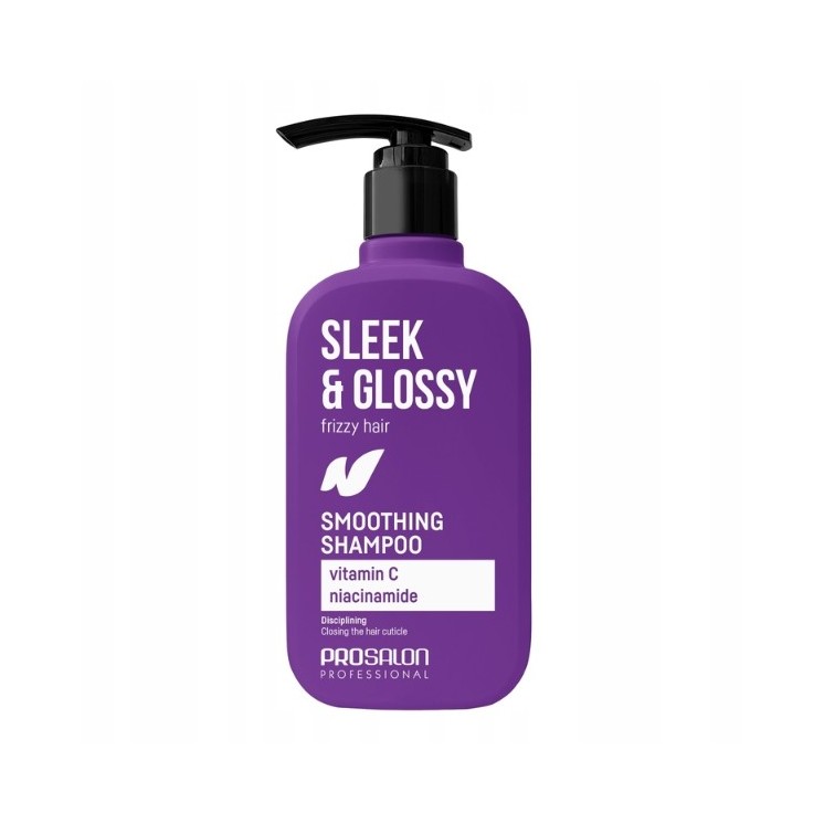 Prosalon Professional Sleek&Glossy wygładzający Szampon do włosów 375 ml