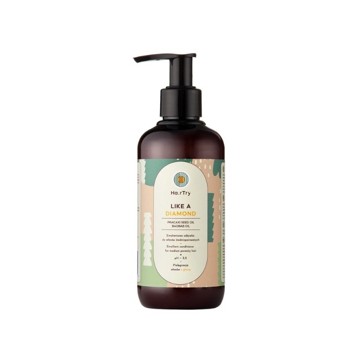 HairTry Like A Diamond zmiękczająca Odżywka do włosów średnioporowatych 250 ml