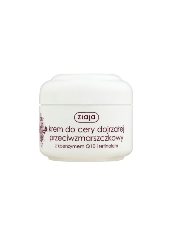 Ziaja Anti-wrinkle Cream for mature skin Coenzyme Q10 and Retinol 50 ml