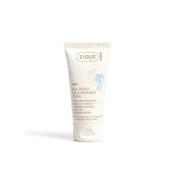 Ziaja Med Kids przeciwsłoneczny Krem do twarzy SPF50 50 ml