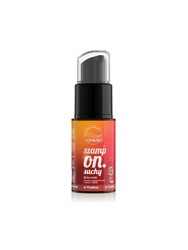 ONLYBIO Hair in Balance Suchy Szampon do włosów dla brunetek 35 g 