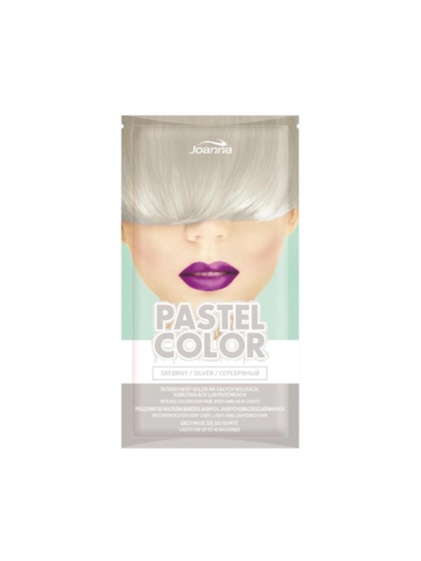 Joanna Pastel Color Hair coloring shampoo Silver 35 g