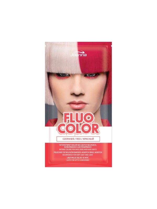 Joanna Fluo Color Hair coloring shampoo Red 35 g