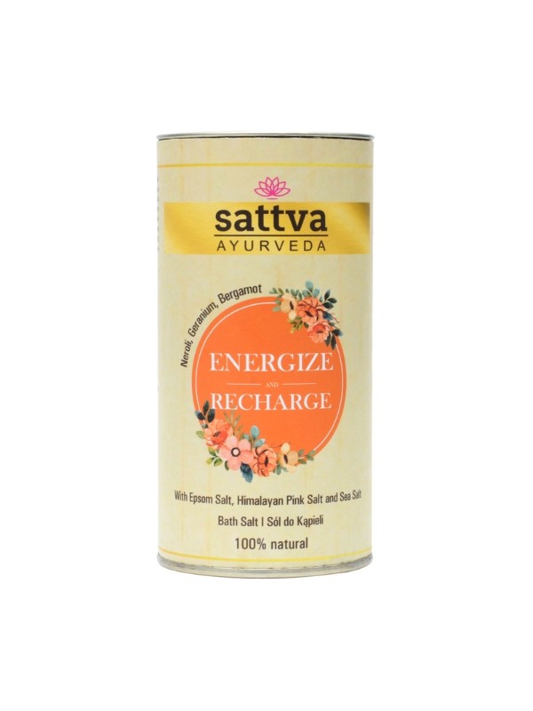 Sattva Ayurveda Sól do kąpieli Energize&Recharge 300 g