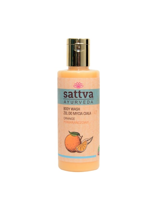 Sattva Ayurveda Body wash gel Orange 210 ml