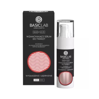 BasicLab Masculis strengthening face Serum Smoothing and firming for men 8% Betaine, 3% Maltobionic acid 30 ml