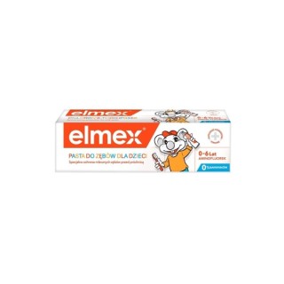 Elmex Kids Pasta do zębów dla dzieci 0-6 lat 50 ml