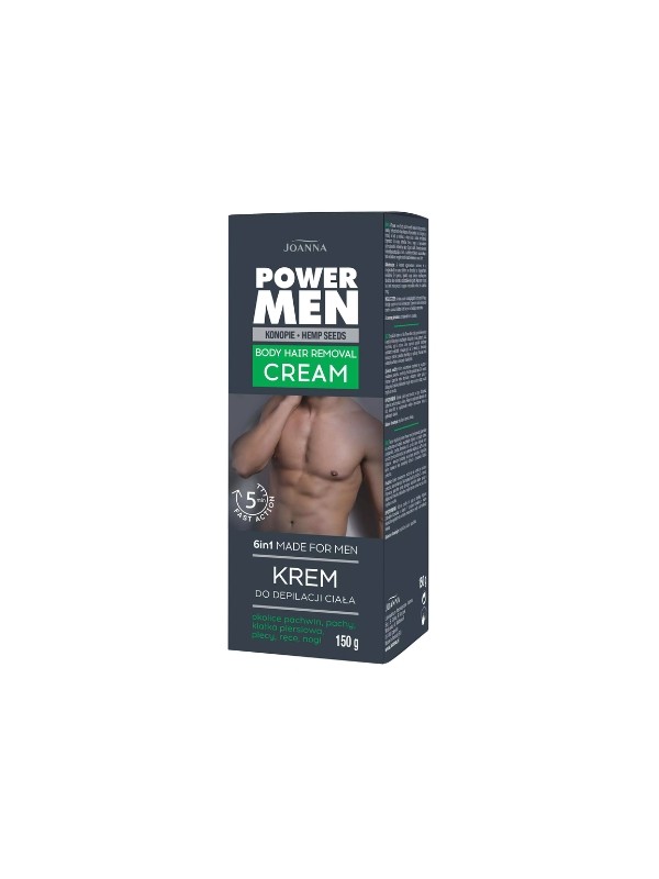 Joanna POWER MEN Krem do depilacji ciała dla mężczyzn 150 g 