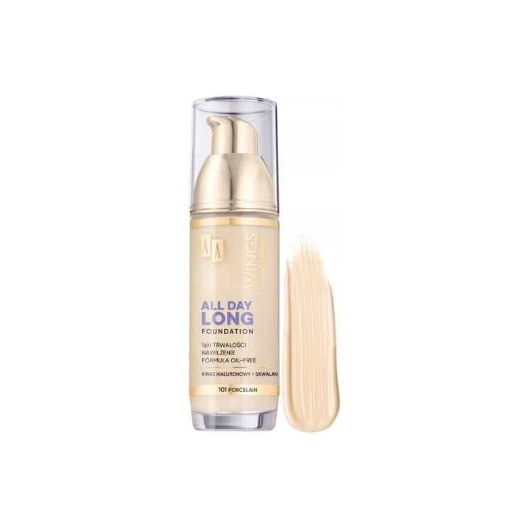 AA Wings Of Color All Day Long Facial foundation /101/ Porcelain 35 ml