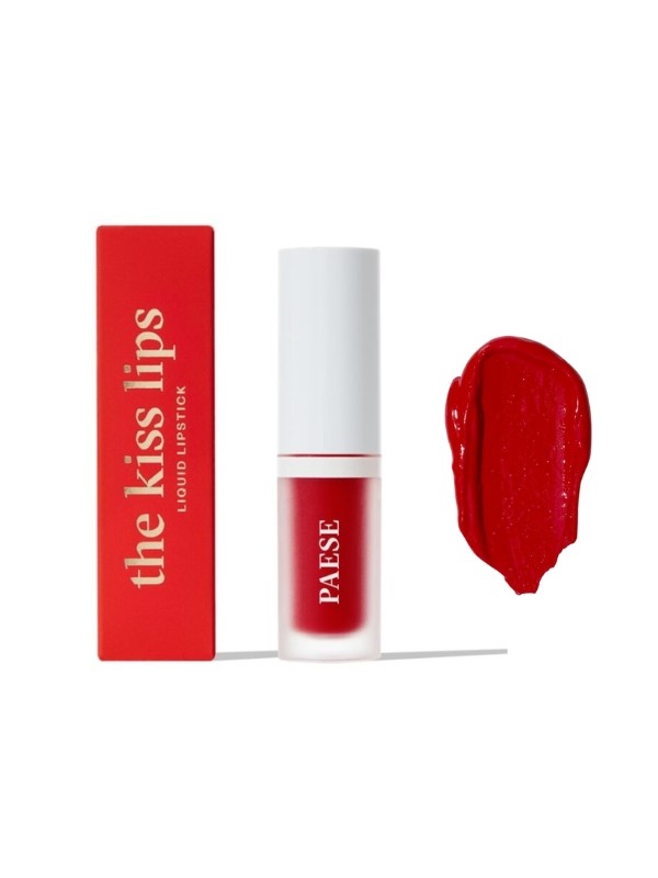 Paese The Kiss Lips Matte Creamy Liquid Lipstick 06 Classic Red 3.4 ml