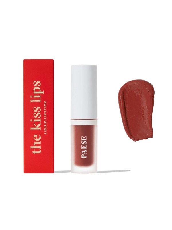 Paese The Kiss Lips Matte Creamy Liquid Lipstick 04 Rusty Red 3.4 ml