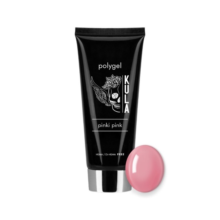 PolyGel acrylic gel building Kula Nails Hema/di- Hema free Pinki Pink 50 ml