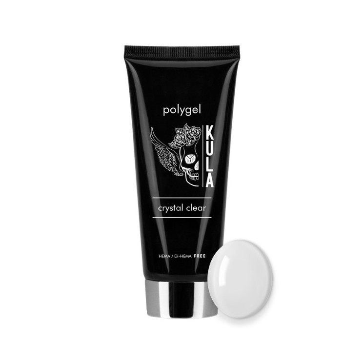 PolyGel akrylożel budujący Kula Nails Hema/di-Hema free Crystal Clear 50 ml