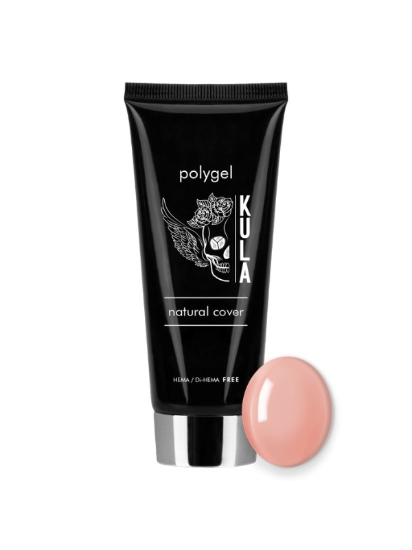 PolyGel akrylożel budujący Kula Nails Hema/di-Hema free Natural Cover 50 ml