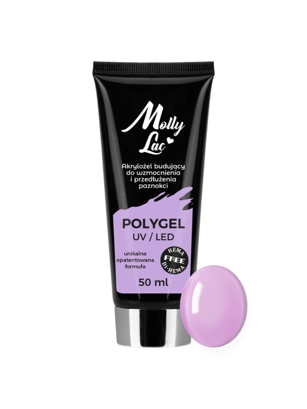 MollyLac Polygel akrylożel budujący Mollylac Hema/di-Hema Wild Orchid 50 ml 