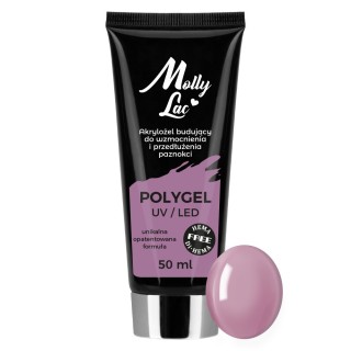 MollyLac Polygel building acrylic gel Mollylac Hema/di-Hema Bean Paste 50 ml