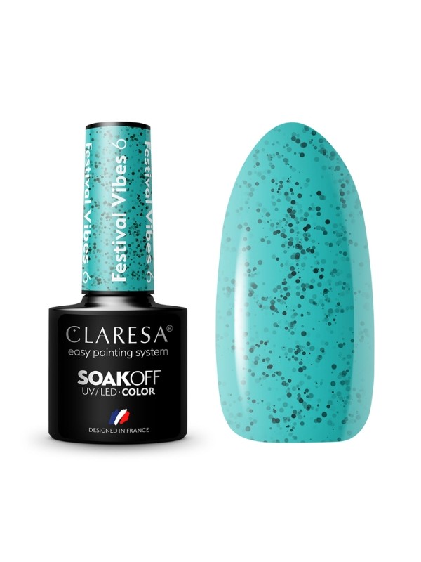 Claresa Festival Vibes Hybrid nail polish /6/ 5 g