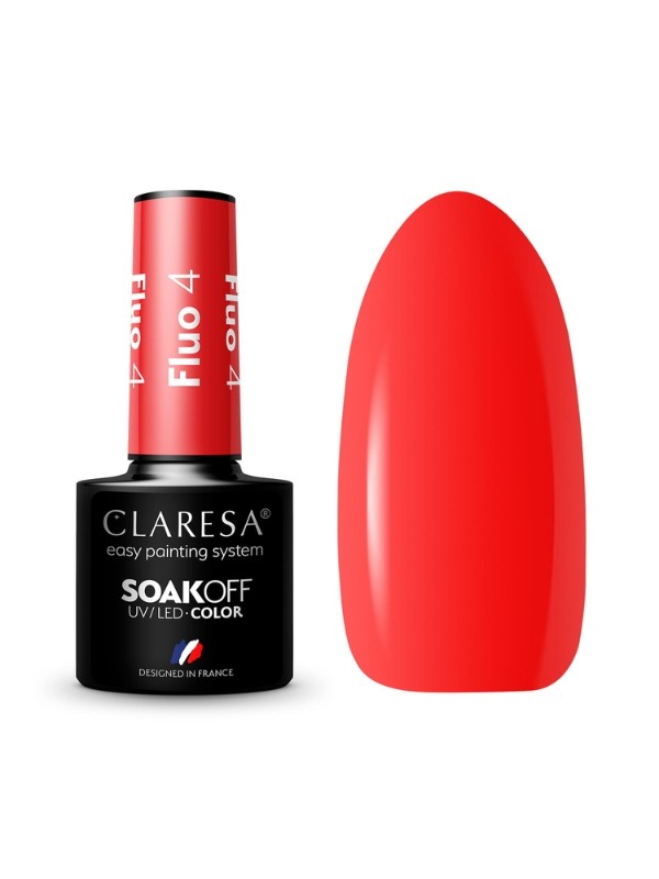 Claresa Fluo Hybrid nail polish /4/ 5 g