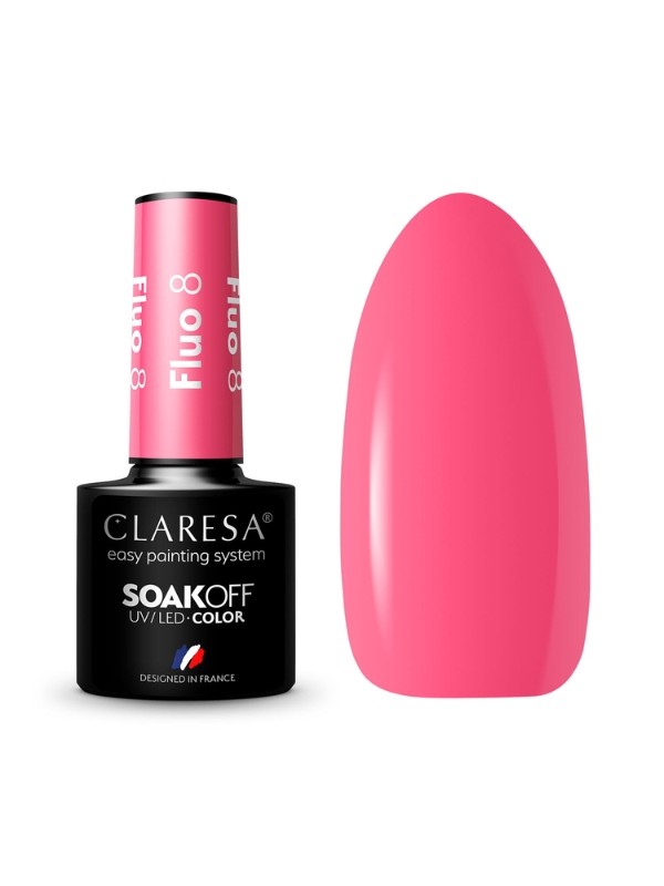 Claresa Fluo Hybrid nail polish /8/ 5 g