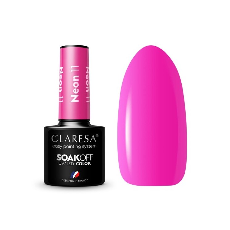 Claresa Neon Lakier hybrydowy do paznokci /11/ 5 g 