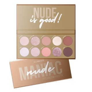 Claresa Nude Maniac eye shadow palette 12 g