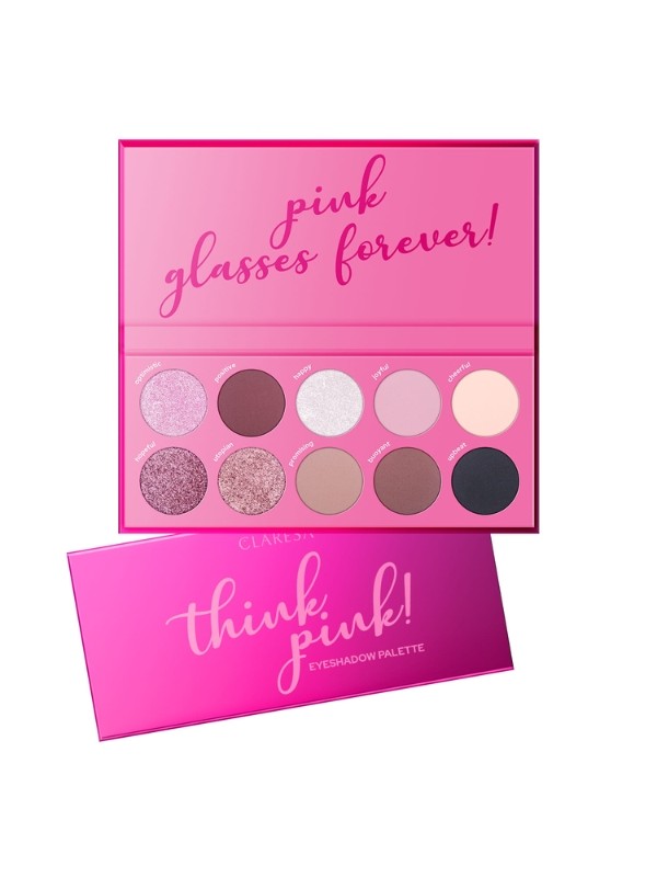 Claresa Think Pink eye shadow palette 12 g