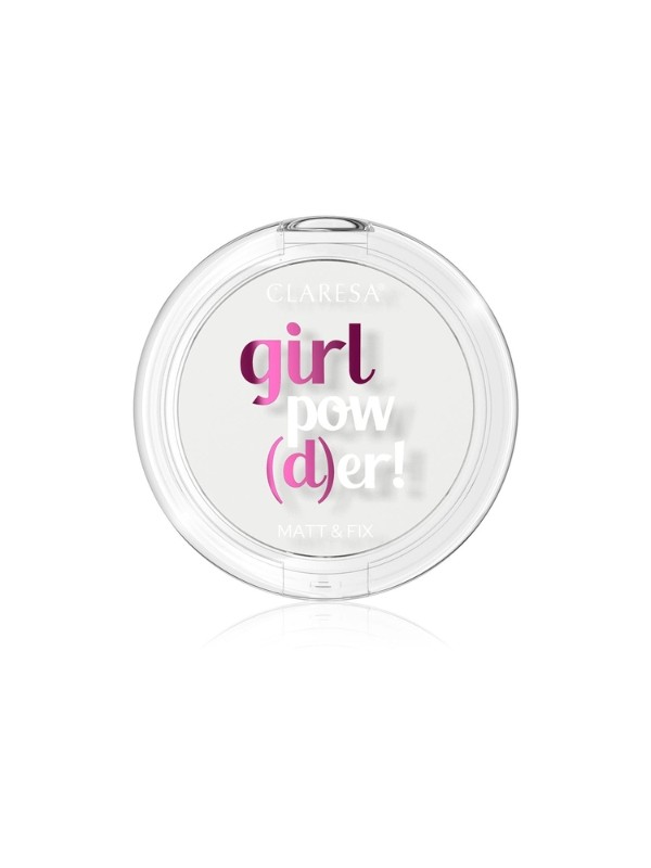 Claresa GIRL POW(D)ER! Transparent pressed powder /00/ 12 g