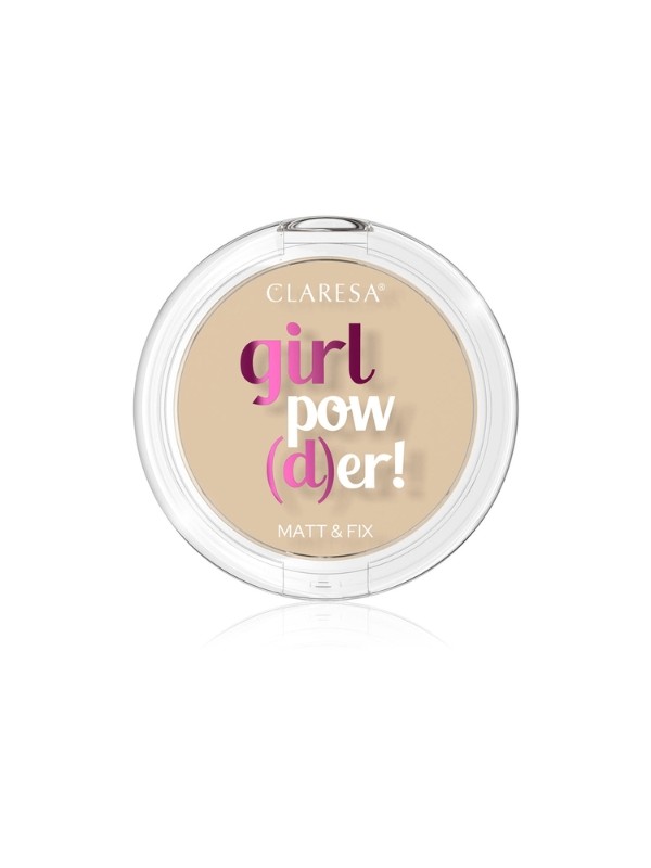 Claresa GIRL POW(D)ER! Puder prasowany Natural /02/ 12 g