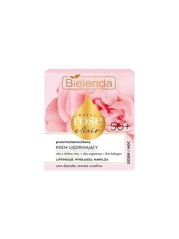 Bielenda Royal Rose Elixir Anti-Wrinkle Firming Face Cream for Sensitive Skin 50+ 50 ml