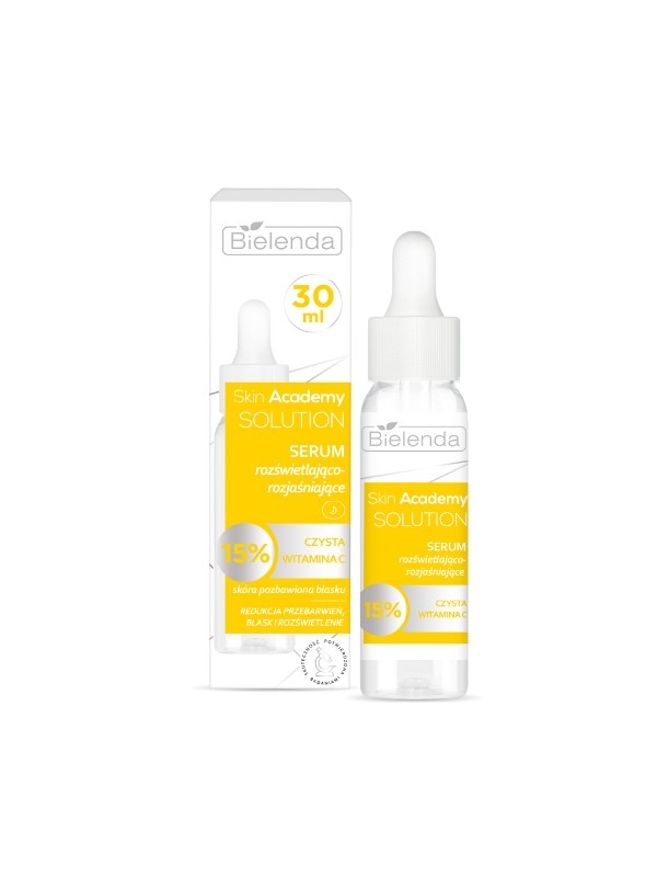 Bielenda Skin Academy Solutions Serum rozświetlająco rozjaśniające 15% czysta witamina C 30 ml