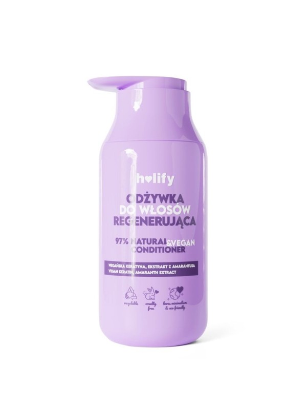 Holify regenerująca Odżywka do włosów wegańska Keratyna & Amarantus 300 ml