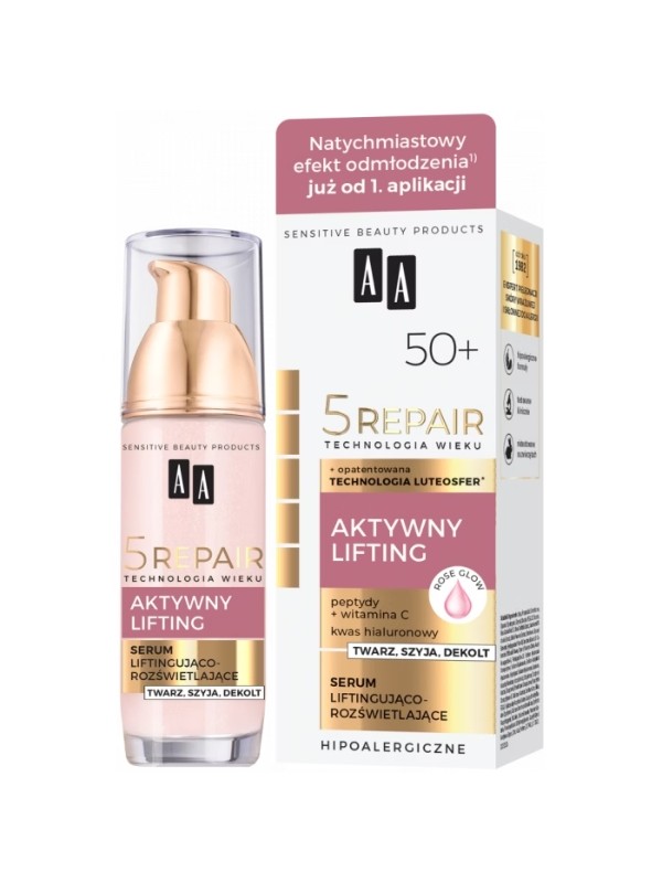 AA Technologia Wieku 5Repair 50+ Serum liftingująco-rozświetlające 35 ml