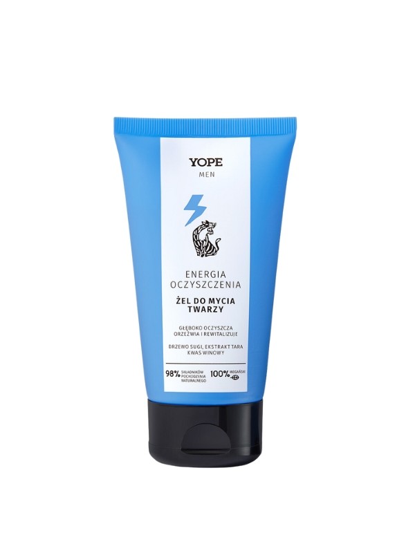 YOPE Men Wood Face wash gel for men Cleansing energy 150 ml