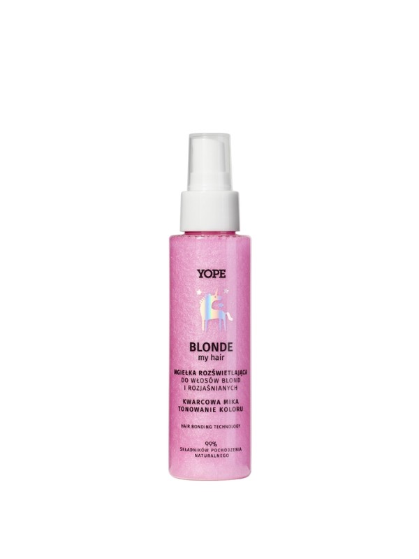 YOPE BLOND my HAIR Illuminating mist for blonde and bleached hair quartz mica 100 ml